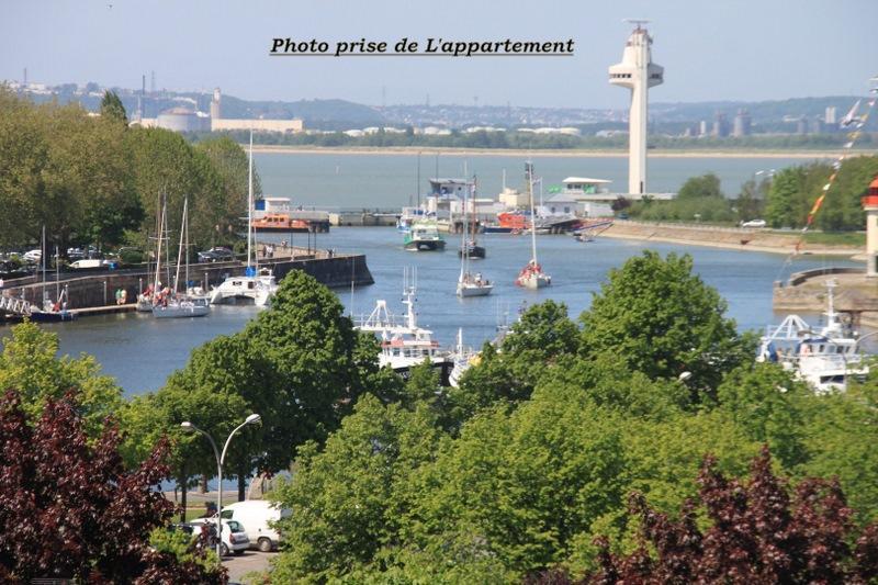 Ferienwohnung Le Bellevue - Beautiful Sea View Honfleur Exterior foto